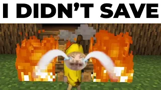 banana cat in minecraft