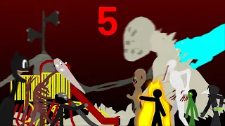 (FINAL TRAILER) Trevor Henderson vs SCP Part 5| Sticknodes Animation!