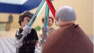 Lego Anakin & Obi-Wan vs Count Dooku