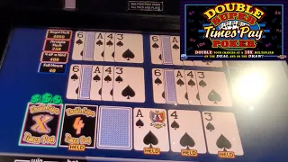 Double Super Times Pay Video Poker at Aria, Las Vegas