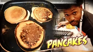 PANCAKE BREAKFAST LIKE YA MOMMA USED TO MAKE | Cooking With Kenshin #6