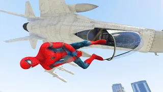 GTA 5 SPIDERMAN Ragdolls Jumps/Falls Compilation ep.15 (Euphoria physics Funny Moments)