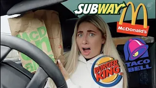 Eating my BESTFRIENDS FAST FOOD orders!! Ft nuttyfoodiefitness