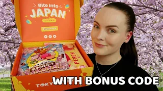 TOKYO TREAT UNBOXING - SAKURA BOX APRIL 2022 WITH BONUS CODE! Premium Japanese Snack box - Review