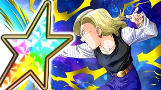 4+ MILLION ATTACK STAT 300K+ DEFENSE! 100% EZA STR ANDROID 18 SHOWCASE! (DBZ: Dokkan Battle)