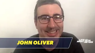 John Oliver Can Talk to Anyone Except Athletes