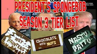 US Presidents Create Spongebob Season 3 Episode Tier List - A.I. Voce Mem - Trump, Biden, Obama