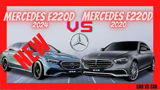 NEW Mercedes Benz E220d 2024 VS Mercedes Benz E220d 2020 Video & Specs Comparison