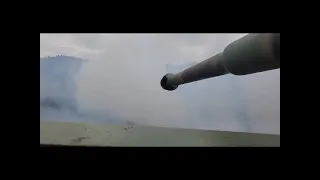 TIGER TANK FIRING IT'S KwK 36 88MM GUN