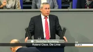 Roland Claus, DIE LINKE: Gabriel "vergisst" den Osten