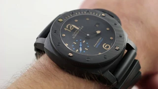 Panerai Carbotech Luminor Submersible 1950 Limited Edition PAM 616 Luxury Watch Review