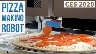 Pizza Making Robot at CES 2020: Best Look + Taste Test!