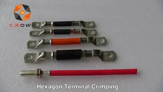 Hexagonal terminal crimping machine