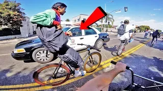 OUR MASSIVE BIKE RIDEOUT TOOK OVER LA! **POLICE COULDN'T STOP US**