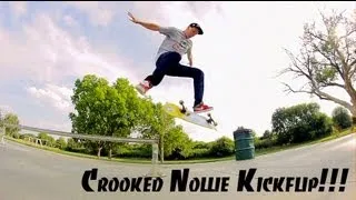 Crooked Grind Nollie Kickflip Out, Perfect!