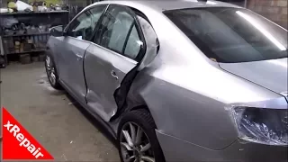 VW Jetta - Repairing side doors and quarter panel damage