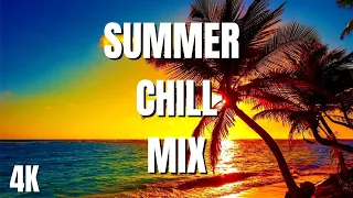 Cafe De Anatolia CHILL - 4K Maldives Summer Chill Mix 2023 (Relaxing Chill-Out Luxury Lounge)