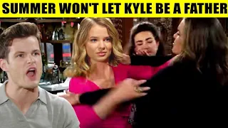 CBS Young And The Restless Spoilers Summer wouldn't let Kyle be a father if he lived with Diane