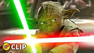 Yoda vs Count Dooku - Fight Scene | Star Wars Attack of the Clones (2002) Movie Clip HD 4K