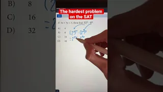 The Hardest Problem on the SAT📚 | Algebra | Math