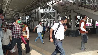 Howrah - Barddhaman EMU local train Entering Barddhaman Junction, Indian Railways Video 4k ultra HD