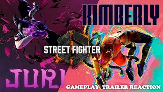 Street Fighter 6 Kimbely & Juri Reveal Gameplay Trailer Reaction