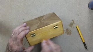 Como decorar una caja de madera con Marqueteria Paso a Paso