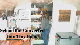Tiny Home School Bus Conversion Tour