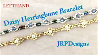 LeftHand Daisy Herringbone Bracelet--Easy Beginner Level