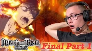 EREN VS EVERYBODY | Attack on Titan FINAL PART 1 (4x29) FIRST TIME REACTION