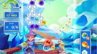 Bubble Witch 2 Saga Level 1974 with no booster & 2 bubbles left