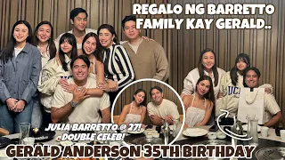 GERALD ANDERSON 35TH BIRTHDAY MAY REGALO FROM BARRETTO FAMILY 😍 CAMPING WITH JULIA