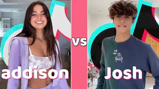 Addison Rae Vs Josh Richards TikTok Dances Compilation 2020