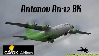 CAVOK Air Antonov An-12 Take off RWY 24R @ Toronto Pearson Int'l November 16, 2016