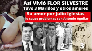 Así Vivió Flor Silvestre | Se casó 3 veces | su amor por Julio Iglesias le causó problemas