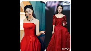 Chinese Actress💖💖 Zhao Liying and Bai Lu in same colour Dress 🥰🥰