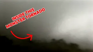 INSIDE A POWERFUL WEDGE TORNADO for minutes south of Robert Lee, Texas!