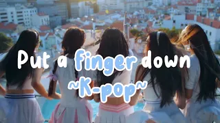 Put a finger down if you DONT KNOW the K-pop song