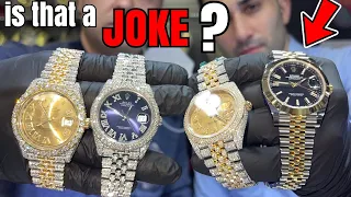 PLAIN Jane ROLEX Versus ICED OUT ROLEX ! WHY PUTING DIAMONDS on a LUXURY WATCH ?
