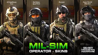 NEW "Mil-Sim" OPERATOR SKINS Replace Default Coalition & Allegiance Operators (Modern Warfare)