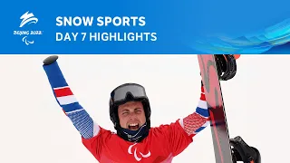 An epic Para Snowboard day! ❄️ 🤩  | Beijing 2022 Day 7 Highlights | Snow Sports | Paralympic Games