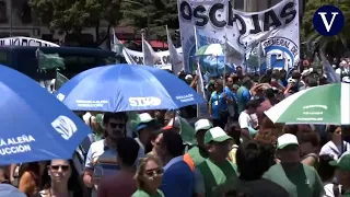 DIRECTO: Protesta de los sindicatos argentinos contra las medidas de Milei