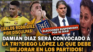 DAMIÁN DIAZ SERÁ CONVOCADO A LA TRI?DIEGO LÓPEZ LO QUE DEBE MEJORAR EN LOS PARTIDOS!Y MAS NOVEDSDES