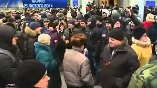 Харьковские митингующие чуть не избили Кернеса, отст...