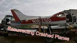 Moving Crashed Airplanes Cessna 182 Skylane