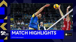 Highlights | Ukraine vs. Croatia I CEV Volleyball European Golden League 2023