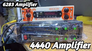 कोन सा अच्छा एम्प्लीफायर है /4440 Double Ic Amplifier // 6283 Single Ic Amplifier / Sounds Testing