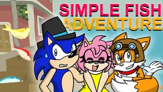 Sonic & Tails (and Amy!) Play: Simple Fish Game