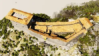 Reconstruction 3D: Château de Montségur -  Ariège