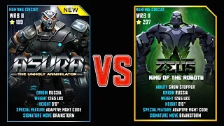 REAL STEEL WRB ASURA VS Zeus New Robots CHRISTMAS UPDATE